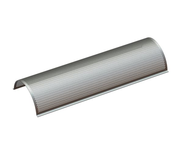 Plateau perforé 1450 large, épaisseur plateau perforé t=5, perforation Ø9, entretoise 4 pour Eldan Recycling 