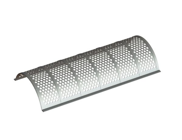 Plateau perforé 978 large, épaisseur plateau perforé t=3+2, perforation Ø3, entretoise 1.7 pour Eldan Recycling 