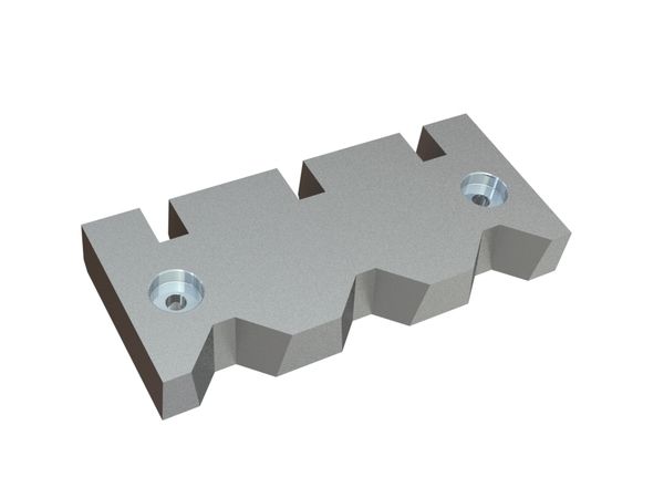 Porta cuchillas estator 412x180x55 Versión 110 para Vecoplan Vecoplan VEZ