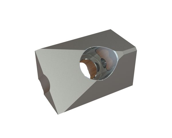 Portacuchillas de rotor 68x38x38, versión 38 para Lindner Recyclingtech Lindner Sirius 1500