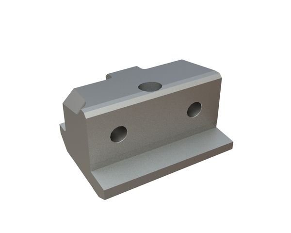 Porte-couteau extérieur gauche 173x125x100/97, version 172 pour Lindner Recyclingtech Lindner Polaris 1800