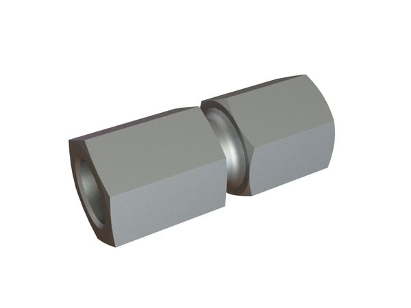 Racor recto M10x1, 6 agujeros oblongos, DIN 2353 / ISO 8434-1 para Lindner Recyclingtech Lindner Jupiter