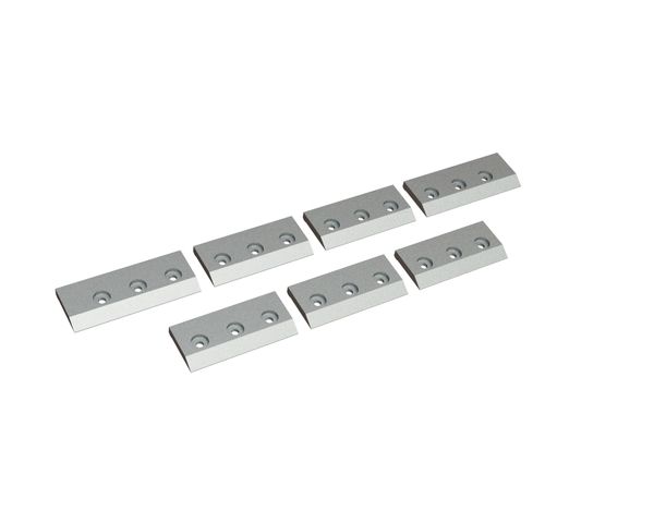 Regleta de apriete de 7 piezas 2916x180x33, versión 80 para Weima Maschinenbau GmbH 