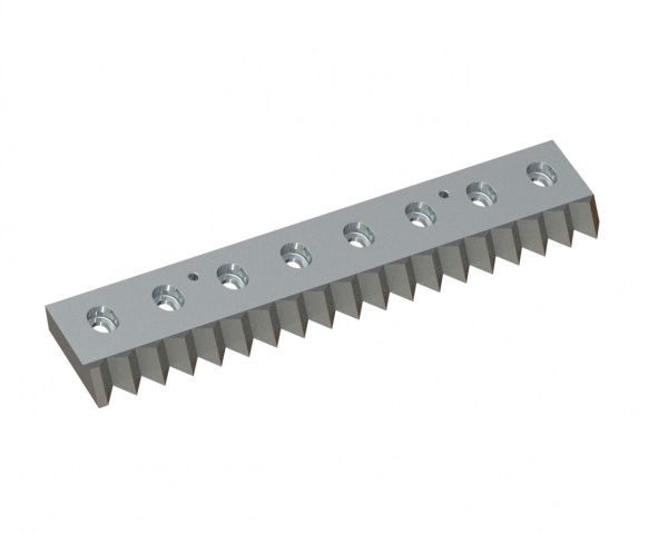 Right counter knife 649x134x34 Premium Line, version 40, B1 version for Vecoplan LLC (Retech) 