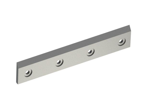 Right rotor knife 452x85x13, Premium Line, 4 countersunk holes Ø16/Ø33, cutting edge 35°, X version 