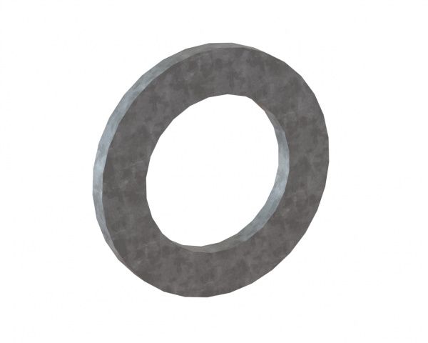 Rondella M18, DIN 433 / ISO 7092, zincata per Vecoplan Vecoplan VAZ 1300