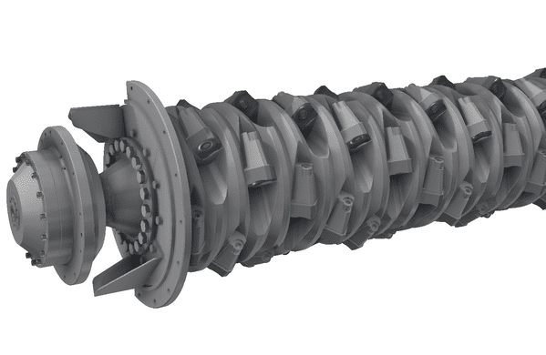 rotor complete incl. attachments for Vecoplan LLC (Retech) Vecoplan VAZ 160/200