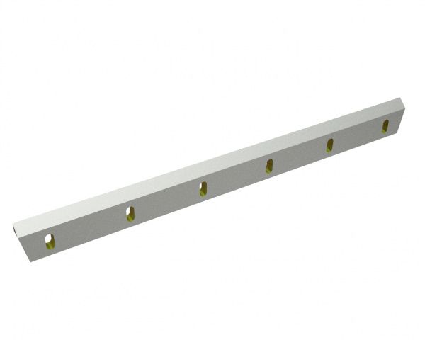 Rotor knife 1000x90x24, StandardCut, 6 slotted holes, cutting edge 50°, X version for Herbold Meckesheim USA - Resource Recycling Systems Inc. Herbold SMF 500/1200