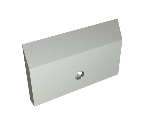 Rotor knife 110x70x12, Premium Line, 1 blind hole, cutting edge 30°, W8 version for Jenz GmbH 