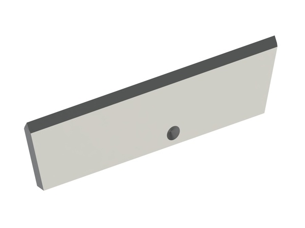 Rotor knife 129x35x5 Premium Line, cutting edge wedge-shaped 60°, Y7-variant for EREMA Engineering Recycling Maschinen und Anlagen 