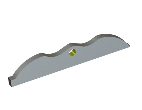 Rotor knife 180x32x8, Eco Line, X version 