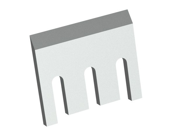 Rotor knife 213x184x19, Premium Line, 2 holes for M8 screws 