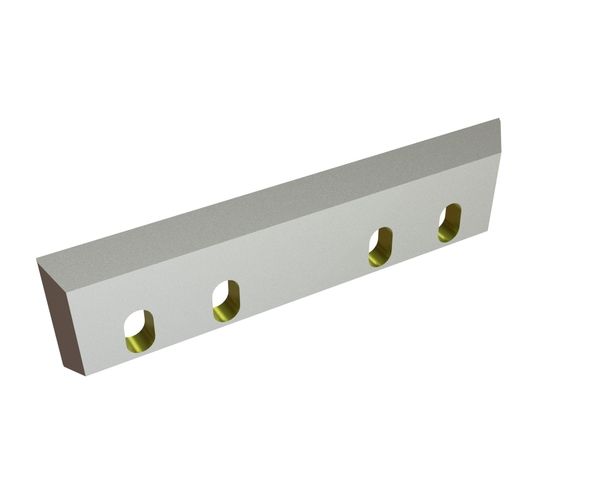 Rotor knife 315x78x16, Eco Line, 4 slotted holes, cutting edge 45°, X version for Getecha GmbH 