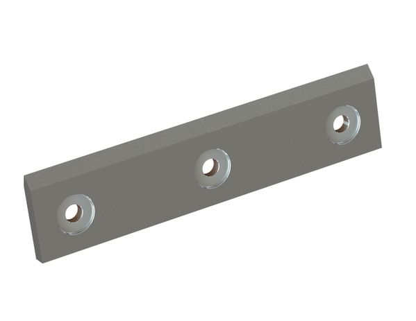 Rotor knife 351x81x13 PremiumCut 3 counter-sunk holes, blade 4.2x21°(front)/36° 