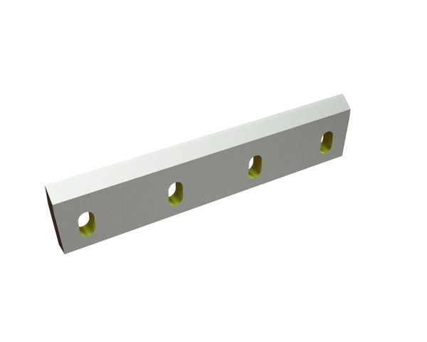 Rotor knife 470x100x22 Eco Line 4 long slots, edge 4x58°/53°, X-version for Herbold Meckesheim GmbH Herbold SML 60/100