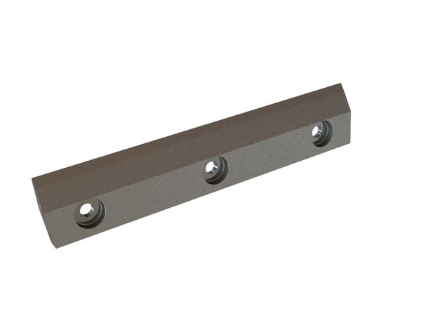Rotor knife 470x95x22, PremiumCut, 3 countersunk holes, cutting edge 30°, X version for Herbold Meckesheim USA - Resource Recycling Systems Inc. Herbold SML 30/50