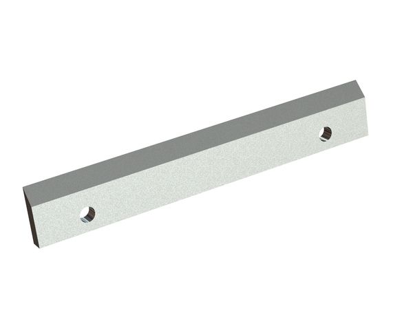 Rotor knife 500x78x19 Premium Line, 2 holes, cutting edge 42°, X version for Previero 