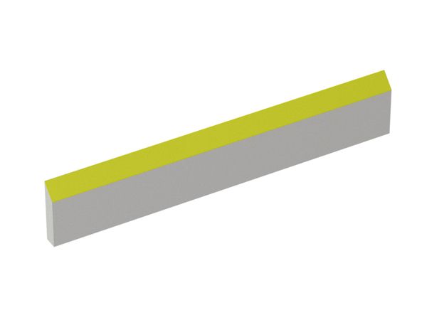 Rotor knife 500x90x19, StandardCut, cutting edge 43°, 2x M8, Y version for Previero | Sorema 