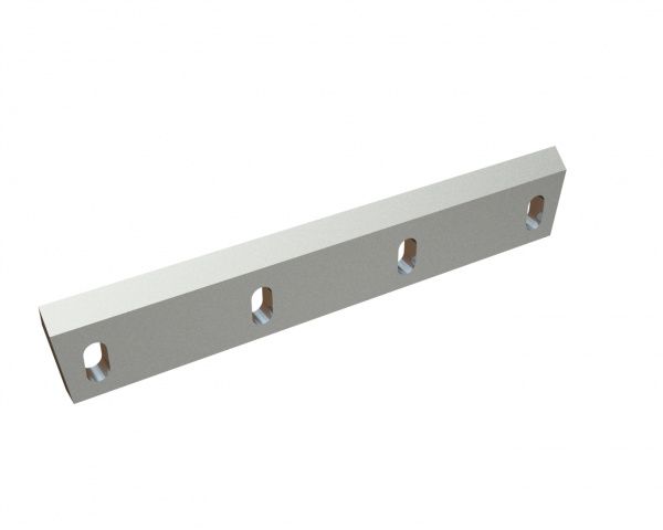 Rotor knife 568x100x22, PremiumCut, cutting edge 50°, 2xM12, double-sided end chamfer, X version for ZERMA America LLC 