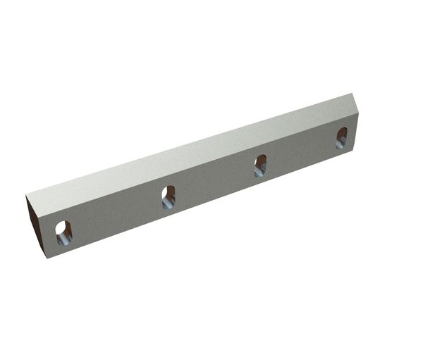 Rotor knife 568x100x28 Premium Line blade 50°, X-version for Herbold Meckesheim USA - Resource Recycling Systems Inc. Herbold SMS 80/120