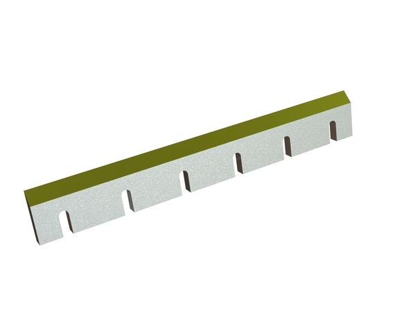 Rotor knife 800x113x24, Eco Line, cutting edge 42°, 4x M12x1.25 fine thread, X version for Previero | Sorema 