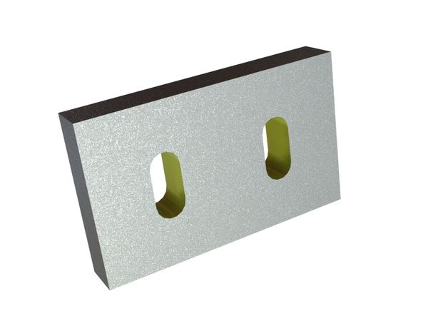 Rotor knife 89x54x14, StandardCut, 2 slotted holes, Y version 