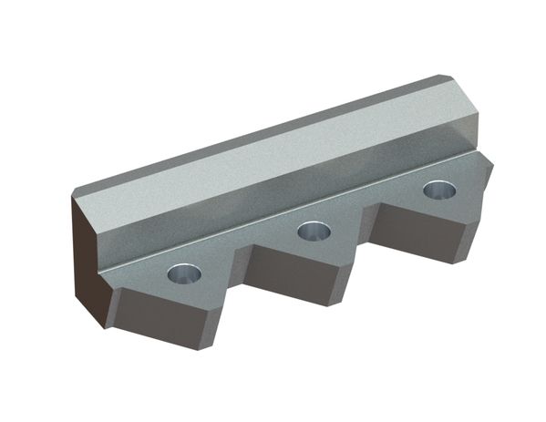 Rotor knife holder 3T RL 239x67x94, radius left, for rotor knives t=25 mm for Eldan Recycling 