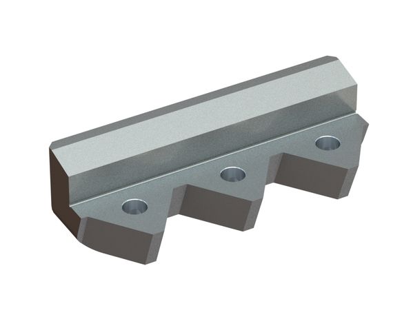 Rotor knife holder 3T RRL 239x67x94, for rotor knives t=25 mm, radius right/left for Eldan Recycling 