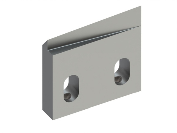 Rotor knife left 50x49x10 Premium Line 2 long slot, blade 40°, X-version 