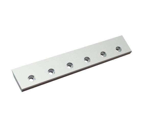 Rotor knife right 510x88x24 Premium Line 6 counter-sunk hole, edge 55°/45°, X-version for Heinrich Dreher Maschinenbau 