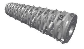 Rotor pour 3 fois SK60 (114 pcs.), blindé pour Vecoplan 