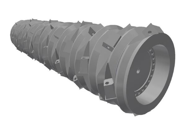 Rotor, reforzado, versión 80, 2 veces para Vecoplan Vecoplan VNZ 210