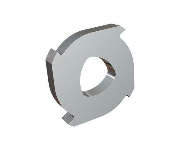 Rotor shear knife Ø489x71 4 sprocket, edge 17.5° for MeWa | Ehehalt | Andritz MeWa | THM Recycling Mewa UC 150