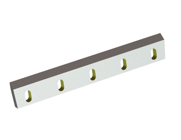 Rotormesser 599x91x23, Eco Line, 5 Langlöcher, 2xM10 Gewinde, Schneide 50°, X-Variante 