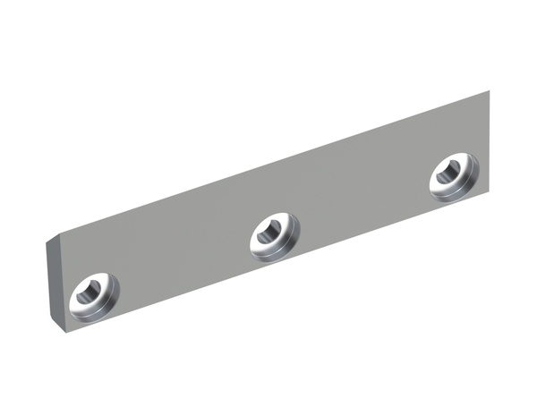 Rotormesser rechts 303x76.2x19.2, PremiumCut, 3 Senkbohrungen, Schneide 45°, Stirnfase 3° 