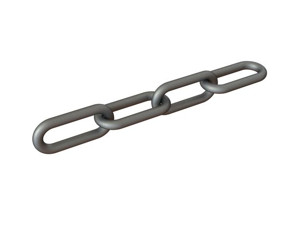Round steel chain Ø32, 4 members 