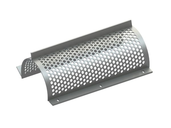 Sceen basket 594 wide, sheet thickness t=5 Eco for Weima Maschinenbau GmbH 