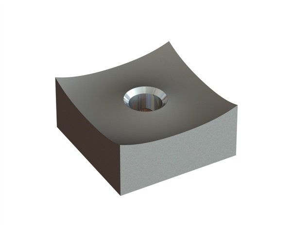 Schneidkrone 40x40x18,5 Premium Line M12 Gewinde, W-Variante pour Vecoplan 
