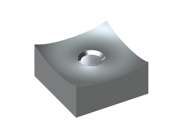 Schneidkrone 40x40x18.5 Premium Line M12 Gewinde, X-Variante für Vecoplan 