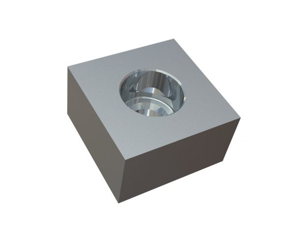 Schneidkrone 40x40x25 (Film & Fiber) Premium Line M14x1.5 Feingewinde, X-Variante für Vecoplan Vecoplan VAZ (mittlere Baureihe)