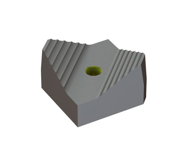 Schneidkrone aggressiv 110x110x65/50, StandardCut, M24 Gewinde, W-Variante für Vecoplan Vecoplan VVZ 190 Taifun