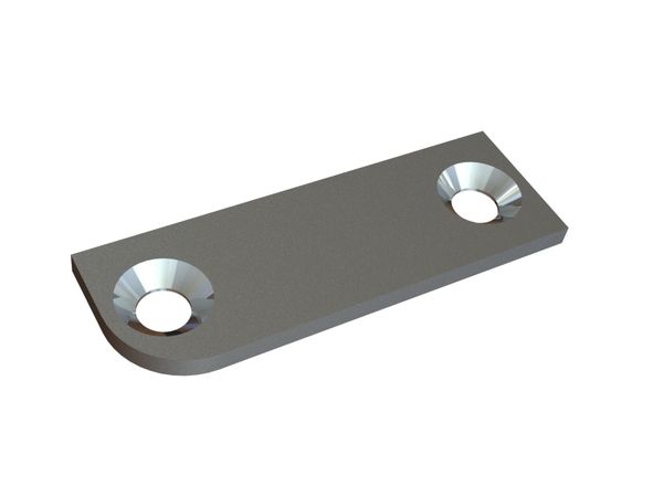 Schutzplatte links 60x20x3 2 Senkungen für Weima Maschinenbau GmbH Weima WLK 10 Schutzplatte links 60x20x3 2 Senkungen für Weima Maschinenbau GmbH Weima WLK 10