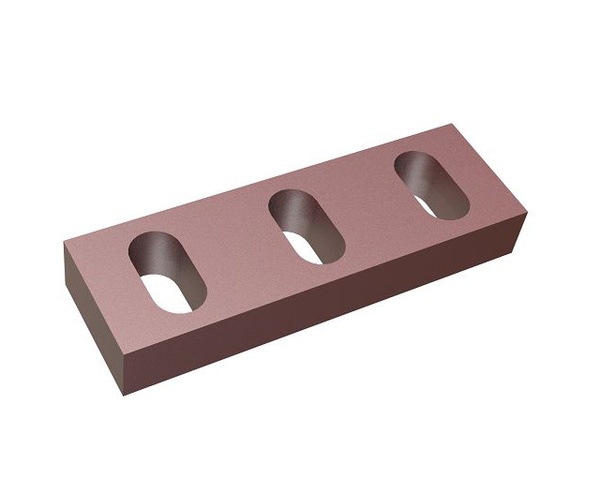 Scraper comb 344×110×50 Hardox design 145 for Lindner Recyclingtech 