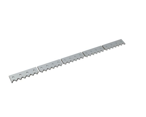 Scraper comb 5-piece 1993x127x28 Premium Line, version 60, X version for Vecoplan LLC (Retech) Vecoplan VAZ 160/200