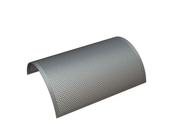 Screen basket 1003 wide, sheet thickness t=8 for ZERMA America LLC 