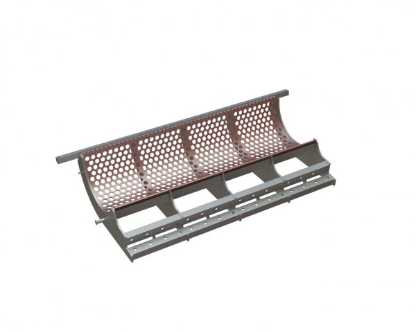 Screen basket 2030 wide, sheet thickness t=10 for Vecoplan LLC (Retech) Vecoplan VAZ 160/200