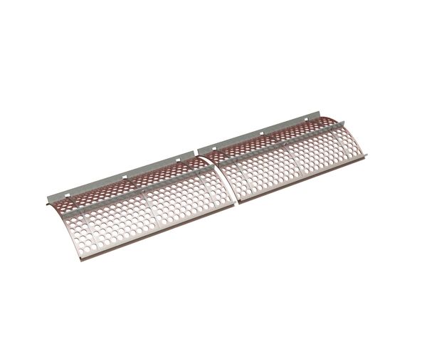 Screen basket 2x 2488 wide, sheet thickness t=10 for Vecoplan LLC (Retech) Vecoplan V-EBS 2500