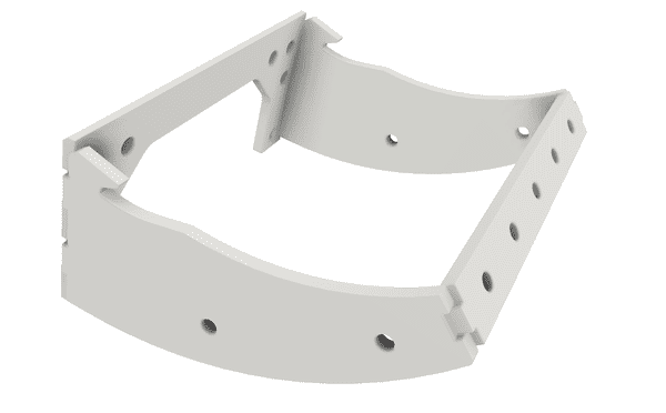 Screen basket frame GM-traverse middle for Vecoplan 