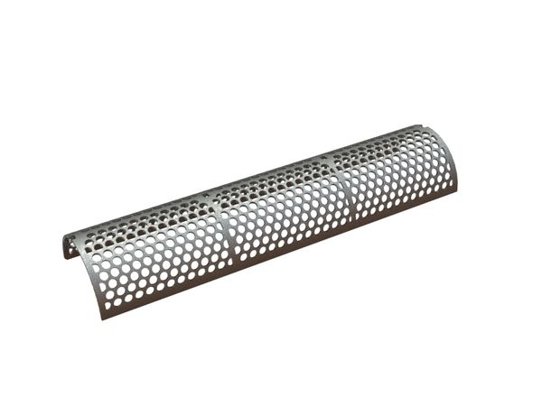 Screen basket, width 1488, screen plate thickness t=10, perforation Ø30, ligament 8 for WEIMA America Inc. Weima WLK 1500