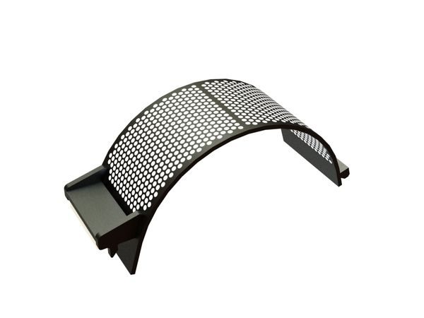 Screen basket width 340, screen plate thickness t=15, perforation Ø16, ligament 5, Creusabro for Lindner Recyclingtech Lindner Power Komet 2800